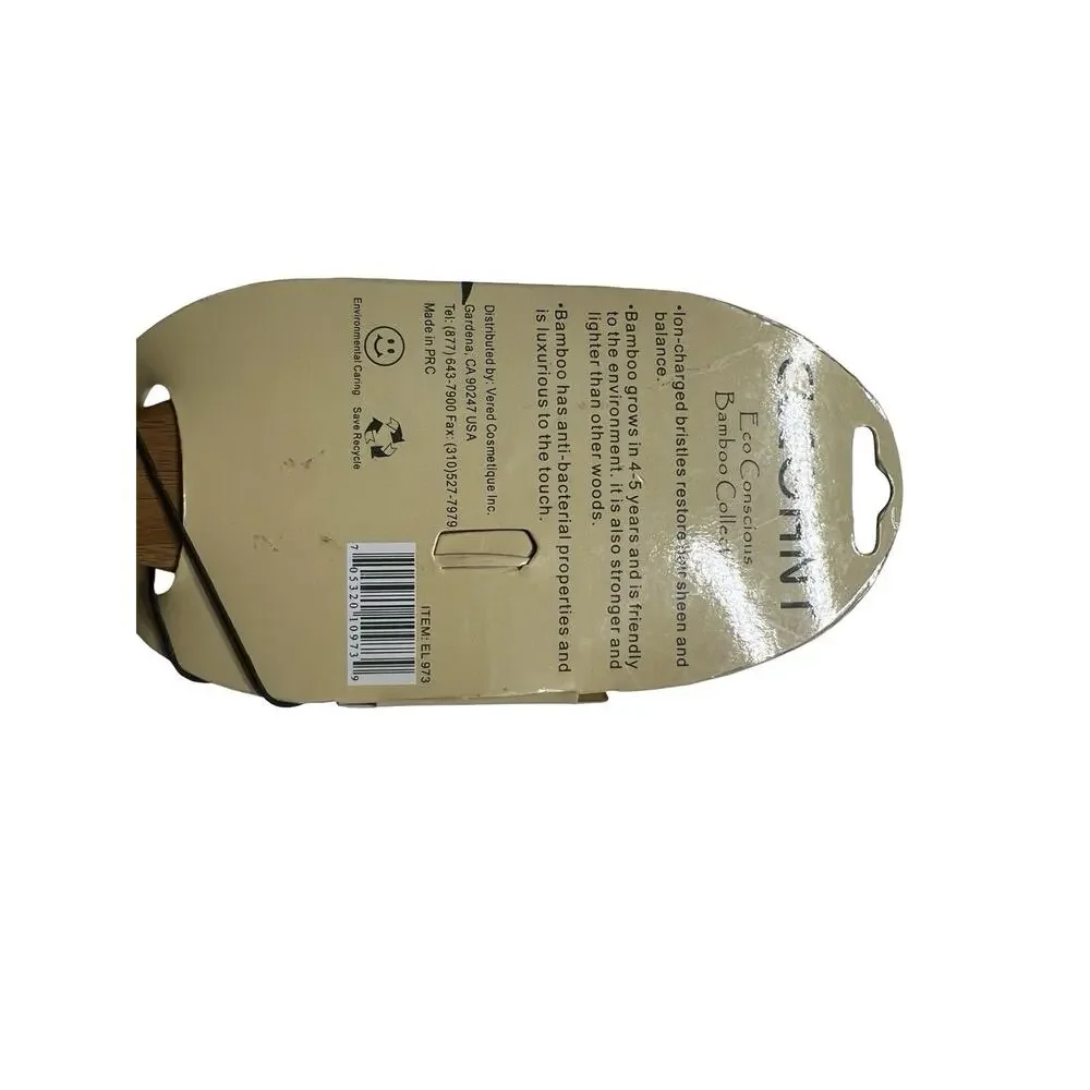 Elegant Eco Conscious Bamboo Oval Pure Boar for Normal to Fine Hair Brush